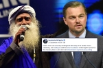 Leonardo DiCaprio support to cauvery calling, Leonardo DiCaprio support to cauvery calling, civil society groups ask dicaprio to withdraw support for cauvery calling, Dicaprio