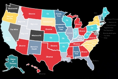 Most popular HBO series of Pennsylvania