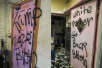 vandals., vandals., indian restaurant vandalized in new mexico hate messages like go back scribbled on walls, Despicable me 2