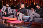 Karan Johar, Baahubali team, baahubali trio shares coffee couch on koffee with karan, Rana daggupati