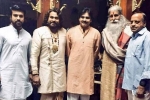 Sye Raa, Ram Charan, pawan kalyan pays visit to sets of sye raa, Bollywood megastar