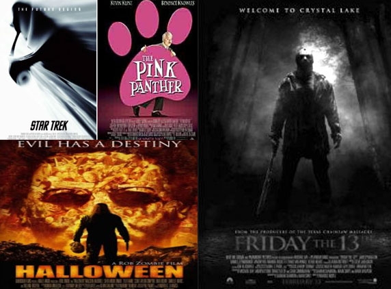 Most sequels for a movie