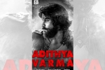 dhruv vikram, arjun reddy, arjun reddy s tamil remake retitled adithya varma new poster out, Priya anand