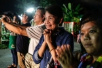 Rescued, Boys, four boys rescued from flooded thai cave, Thai cave