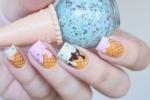 Latest Nail art, Latest Nail art, interesting ice cream nails, Ice cream nails