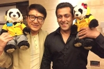 Jackie Chan in India, Salman Khan, jackie and salman khan bond in mumbai, Amyra dastur