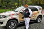 road trip from delhi to london, delhi to london by road trip cost, meet 60 yr old traveler who completed road trip from delhi to london covering 33 countries in 150 days, Arnold schwarzenegger